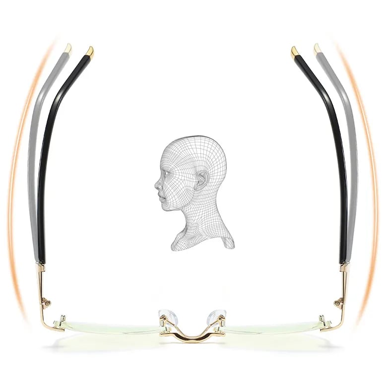 Brehn | High Hardness Anti-Blau Progressive Fern-und Nahbereich Dual-Use Lesebrille