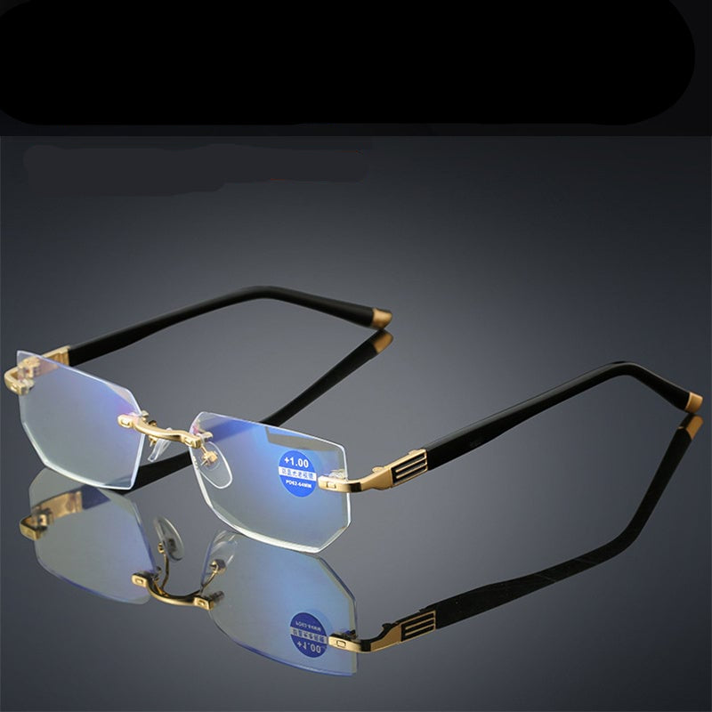 Brehn | Viselio Intelligente Lesebrille mit Gleitsichtgläsern | Ultraleicht & Blaulichtfilter | Für Nah- & Fernsicht | Titanrahmen TR90