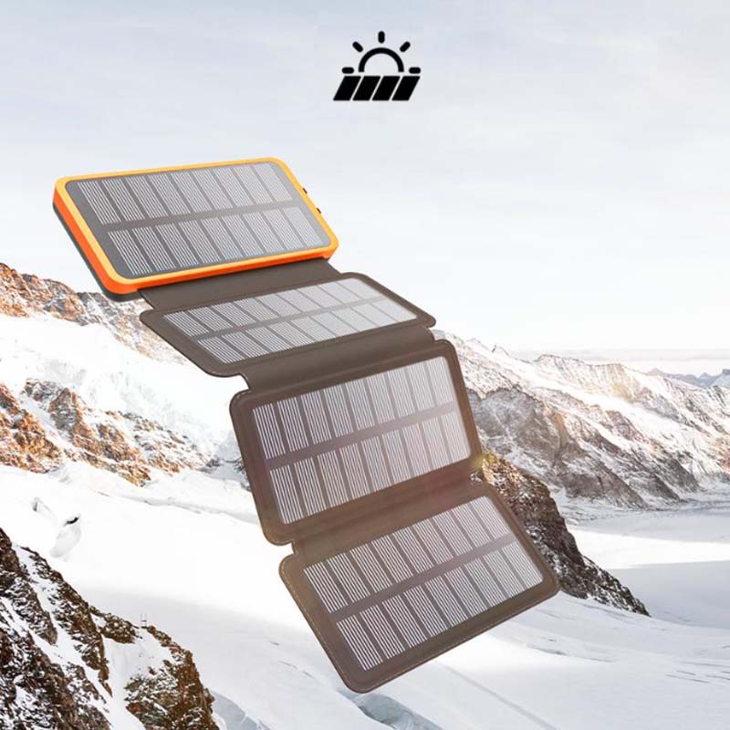Faltbare, wasserdichte Solar-Powerbank