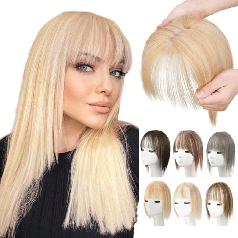 Brehn | Natürliches Haarteil mit Pony für Frauen
