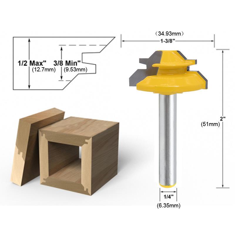 WoodCarver | 45°-Gehrungsfräser für perfekte Holzverbindungen