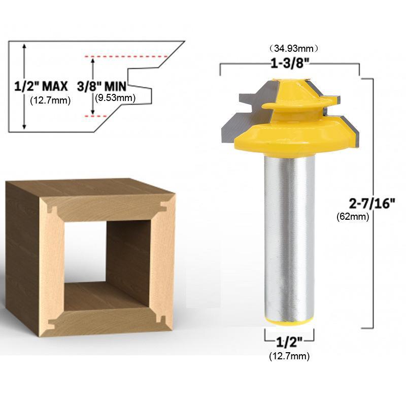 WoodCarver | 45°-Gehrungsfräser für perfekte Holzverbindungen