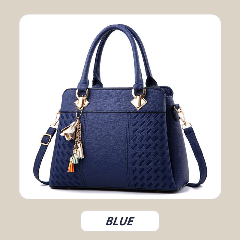 Elegante Damenhandtasche mit Quastenanhänger