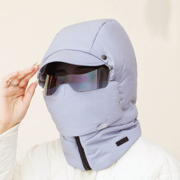 Winddichtes Reitmasken mit Schutzbrille | Brehn