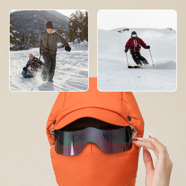 Winddichtes Reitmasken mit Schutzbrille | Brehn