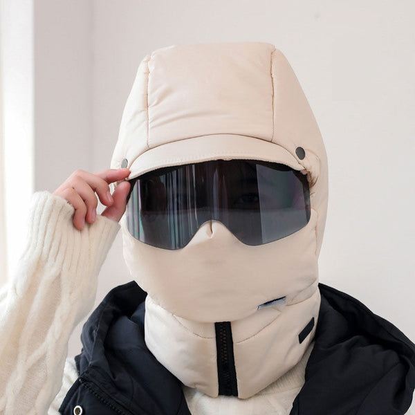 Winddichtes Reitmasken mit Schutzbrille | Brehn