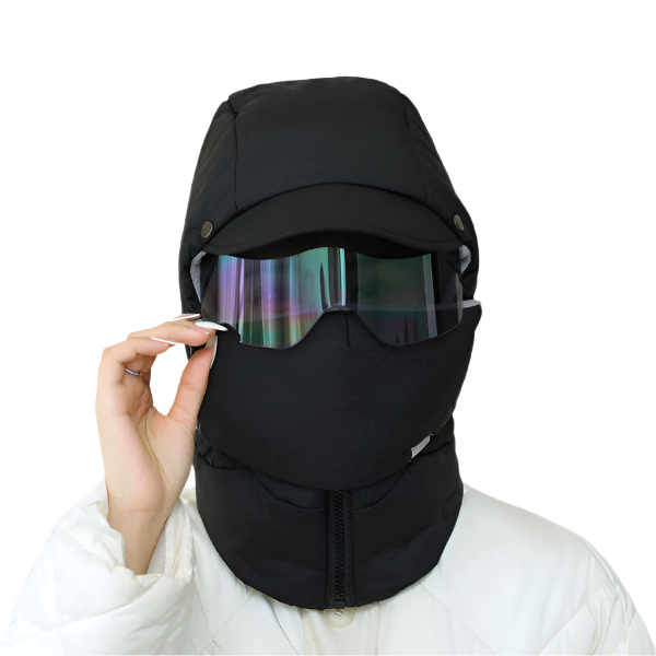 Winddichtes Reitmasken mit Schutzbrille | Brehn