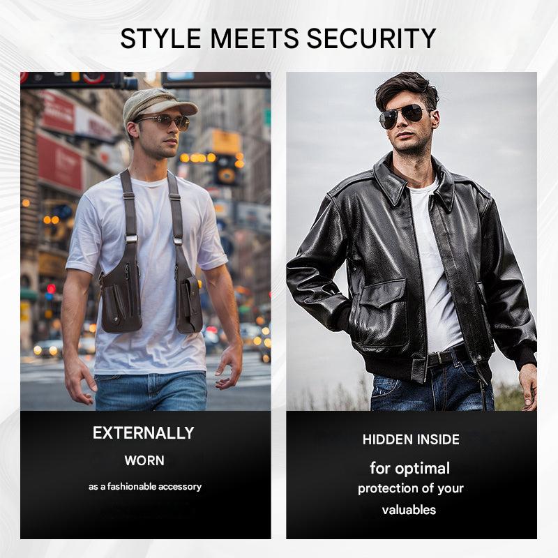 ShadowCarry Pro – Diskrete Umhängetasche für Herren | Brehn
