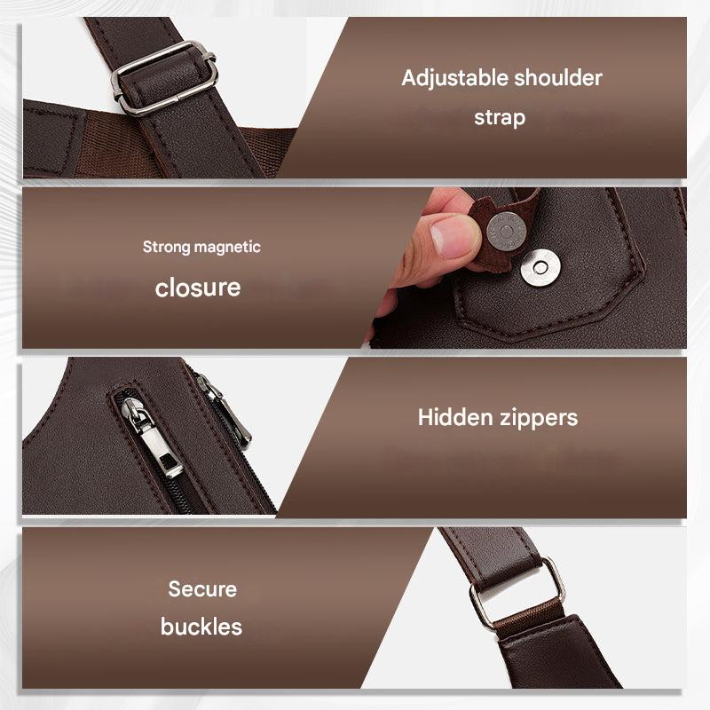 ShadowCarry Pro – Diskrete Umhängetasche für Herren | Brehn