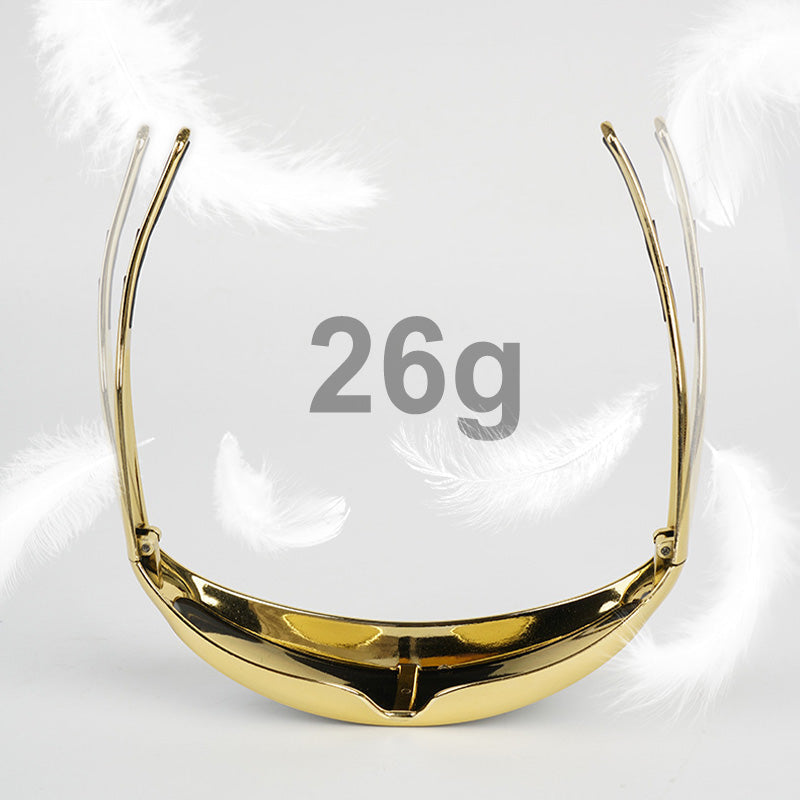 Schweißerbrille einteilig mit Spiegel