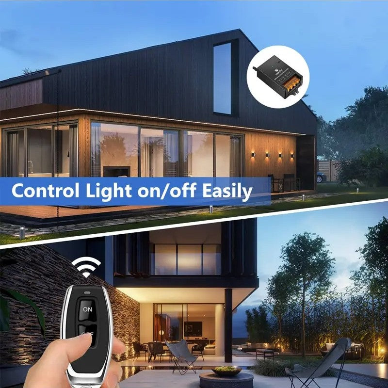 Brehn | LuxaControl Wireless Fernbedienungsschalter-Kit | Mühelose Steuerung ohne den Aufwand der Verkabelung
