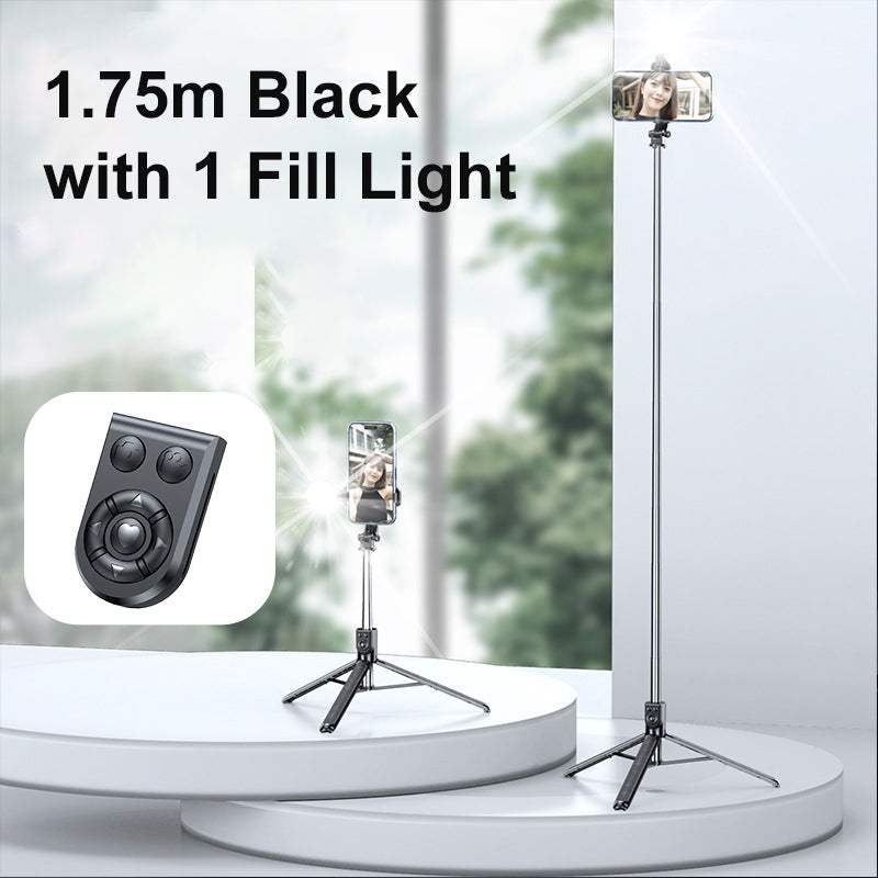 Brehn | LuxuraSnap Elite Selfie-Stick-Stativ | Machen Sie atemberaubende Selfies mit integriertem LED-Filllicht