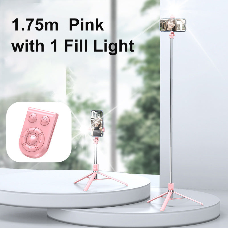 Brehn | LuxuraSnap Elite Selfie-Stick-Stativ | Machen Sie atemberaubende Selfies mit integriertem LED-Filllicht