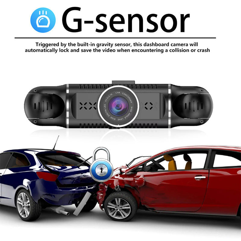 BowLift | DriveSecure Professional 4-Channel 1080P Dashcam