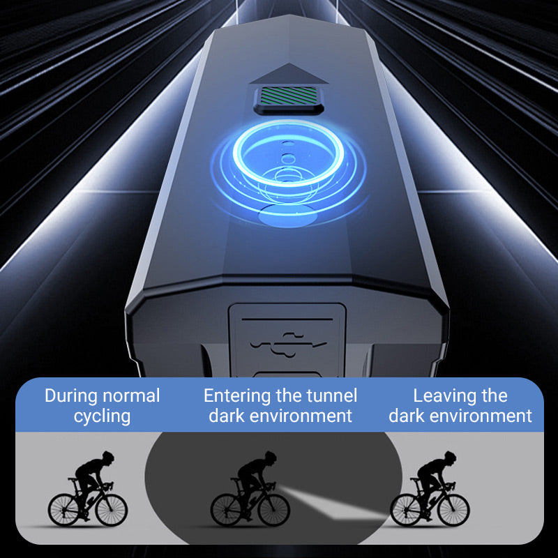 Wiederaufladbare, superhelle, wasserdichte Fahrradlampe