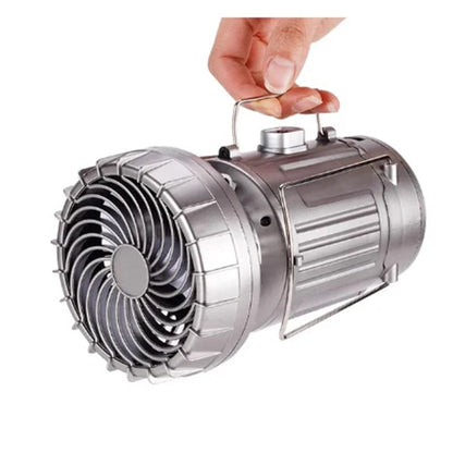 2-in-1 Abenteuer Solarlampe & Tragbarer Ventilator | Brehn