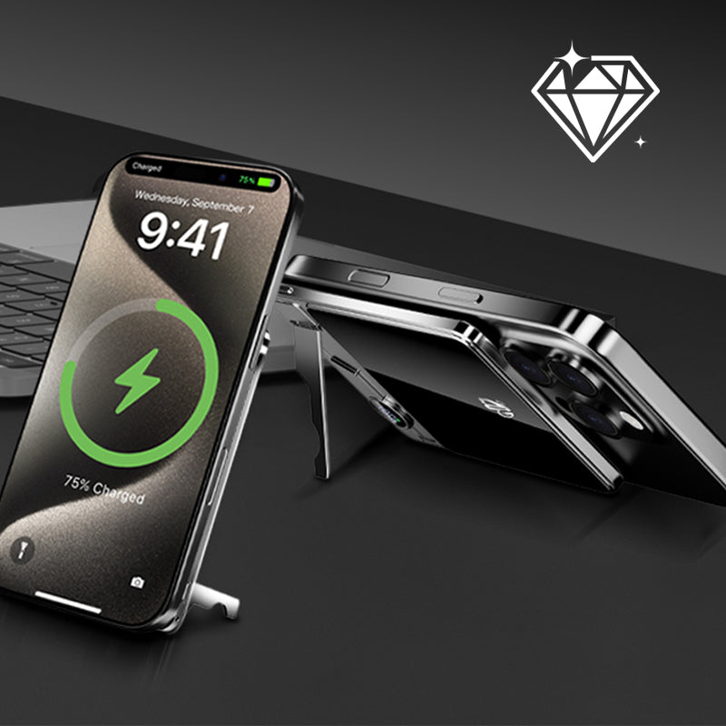 Brehn | LuxuraTech Dual-Mode Magnet-Powerbank | Vielseitige Lade-Lösung mit integriertem Ständer für ultimativen Komfort