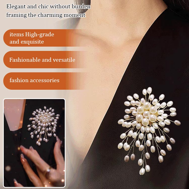 Kaufen Sie 1, erhalten Sie 1 gratis! Hochwertige, exquisite, handgefertigte Perlenbrosche für Damen
