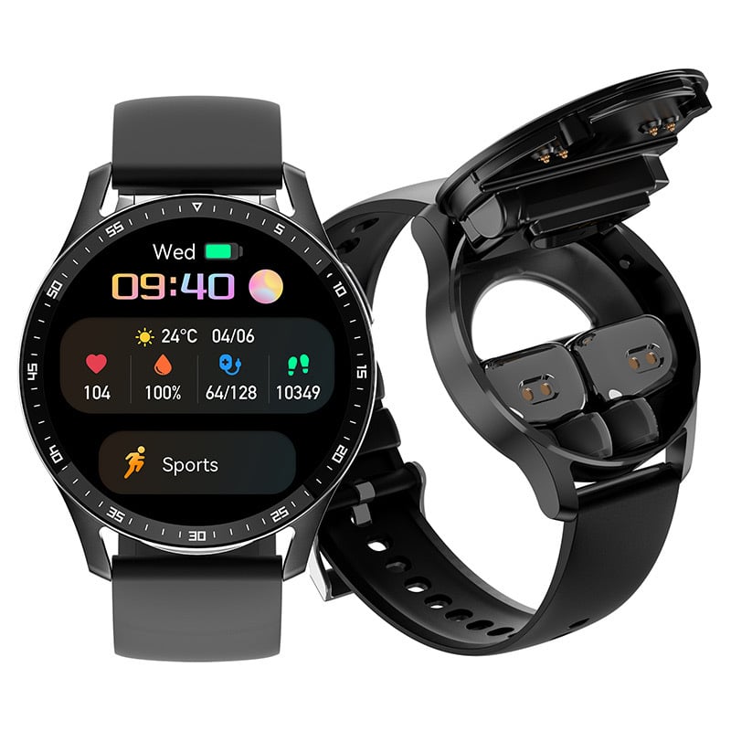2-in-1 Smartwatch mit integrierten Kopfhörern | Brehn