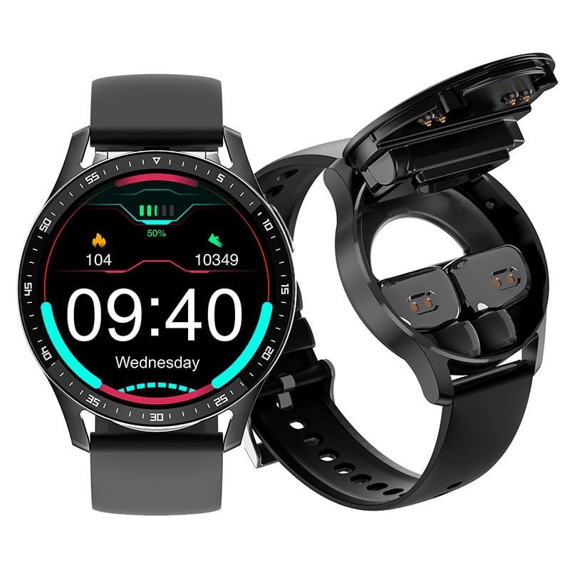 2-in-1 Smartwatch mit integrierten Kopfhörern | Brehn