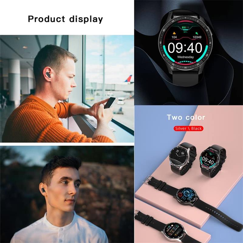 2-in-1 Smartwatch mit integrierten Kopfhörern | Brehn