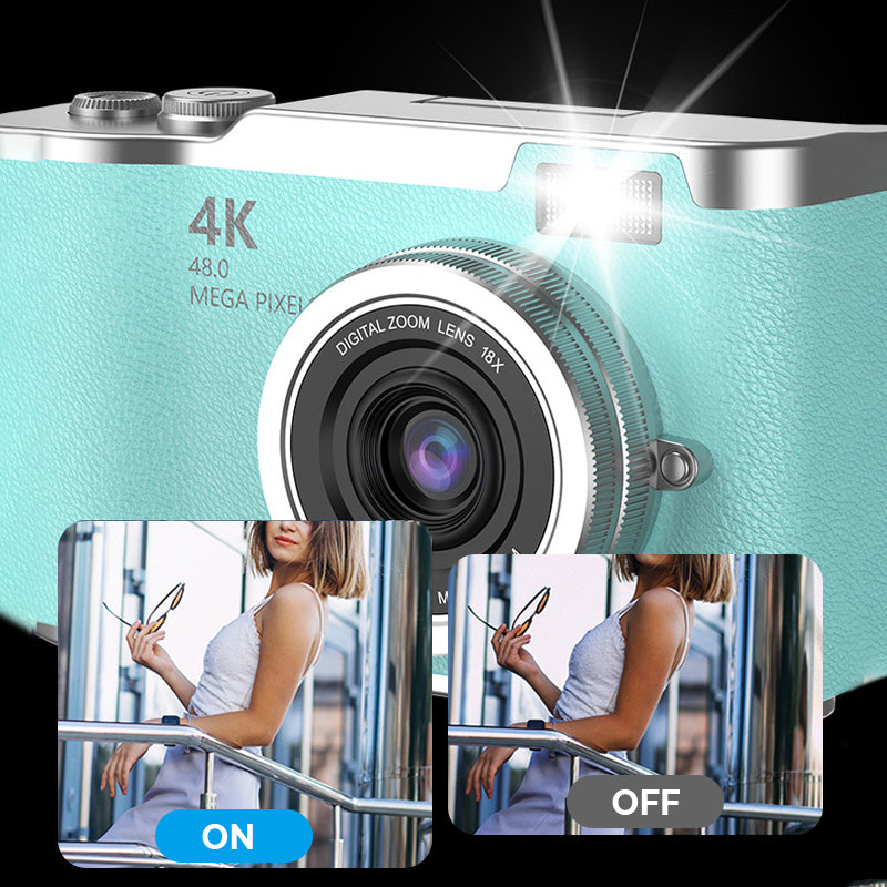 4K HD Digitalkamera mit Klappbildschirm