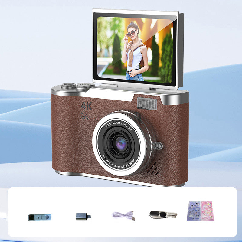 4K HD Digitalkamera mit Klappbildschirm
