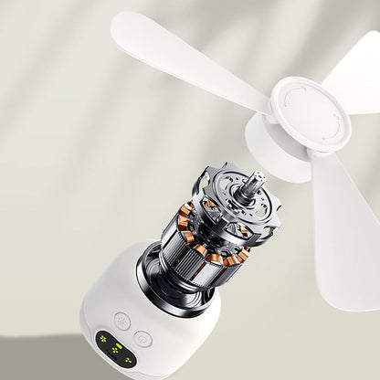 Wiederaufladbarer Deckenventilator mit LED-Lichtern | Brehn