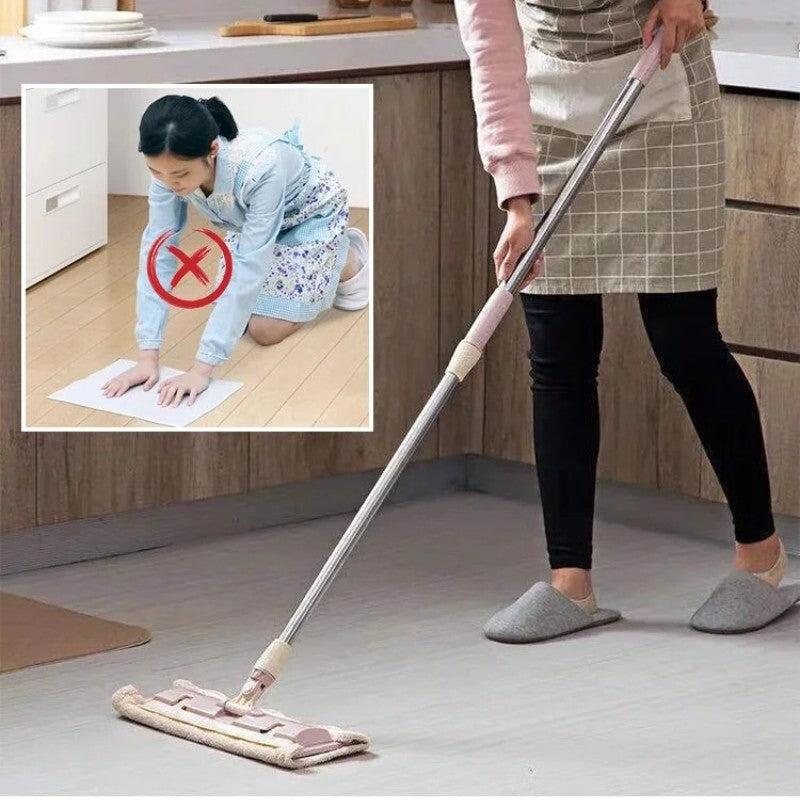 FlexiClean Bodenwischer mit Teleskopstiel & Mikrofaser | Brehn
