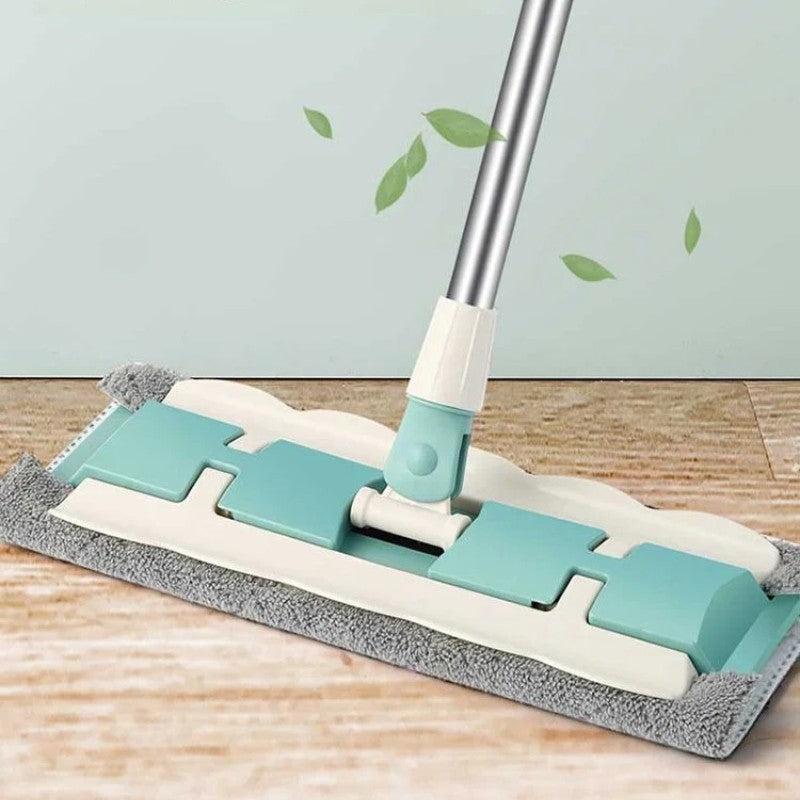 FlexiClean Bodenwischer mit Teleskopstiel & Mikrofaser | Brehn