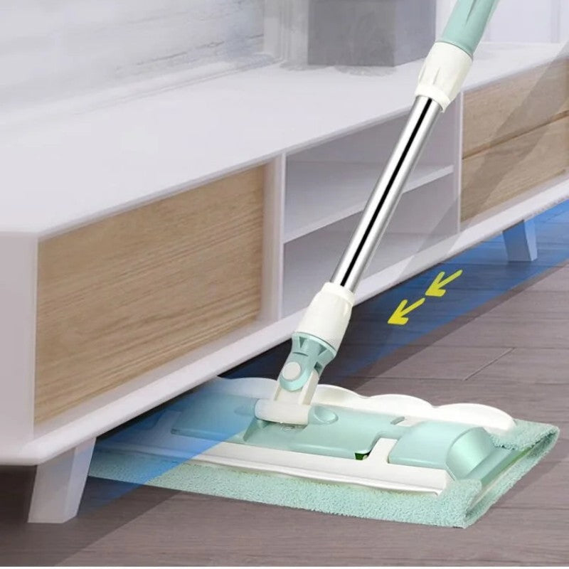 FlexiClean Bodenwischer mit Teleskopstiel & Mikrofaser | Brehn