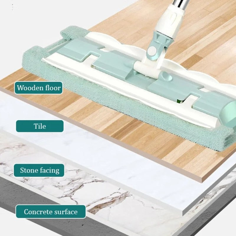 FlexiClean Bodenwischer mit Teleskopstiel & Mikrofaser | Brehn