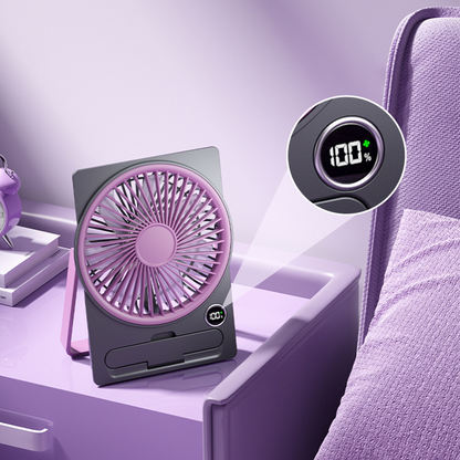 Ultradünner, wiederaufladbarer Mini-Ventilator mit USB-Anschluss | Brehn