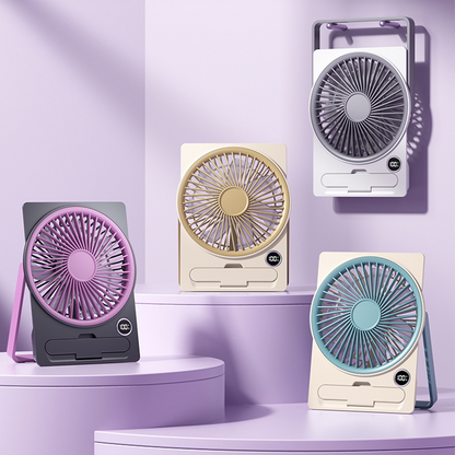 Ultra Slim Card USB Wiederaufladbarer Mini Ventilator | Brehn