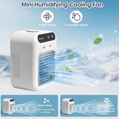 Mini tragbare Klimaanlage mit Kühl- und Befeuchtungsfunktion | Brehn