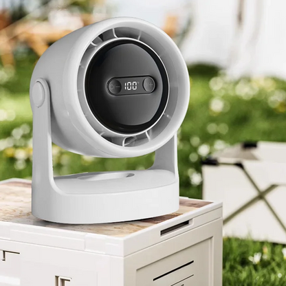3-in-1 LED Licht & Eingebauter Aromatherapie Diffusor Stiller Mini Ventilator | Brehn