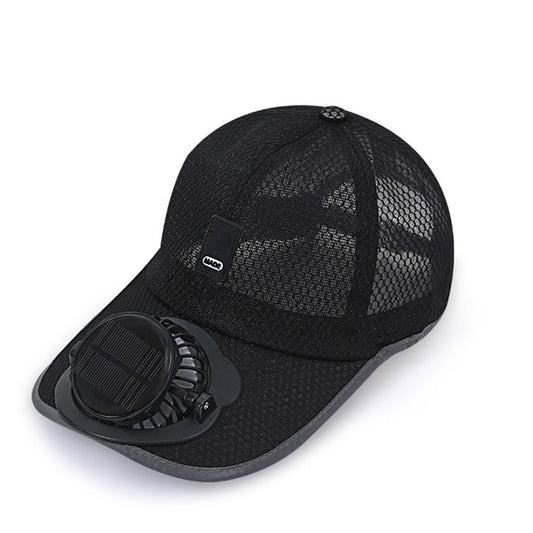 Atmungsaktive Baseballmütze mit Solarventilator | Brehn