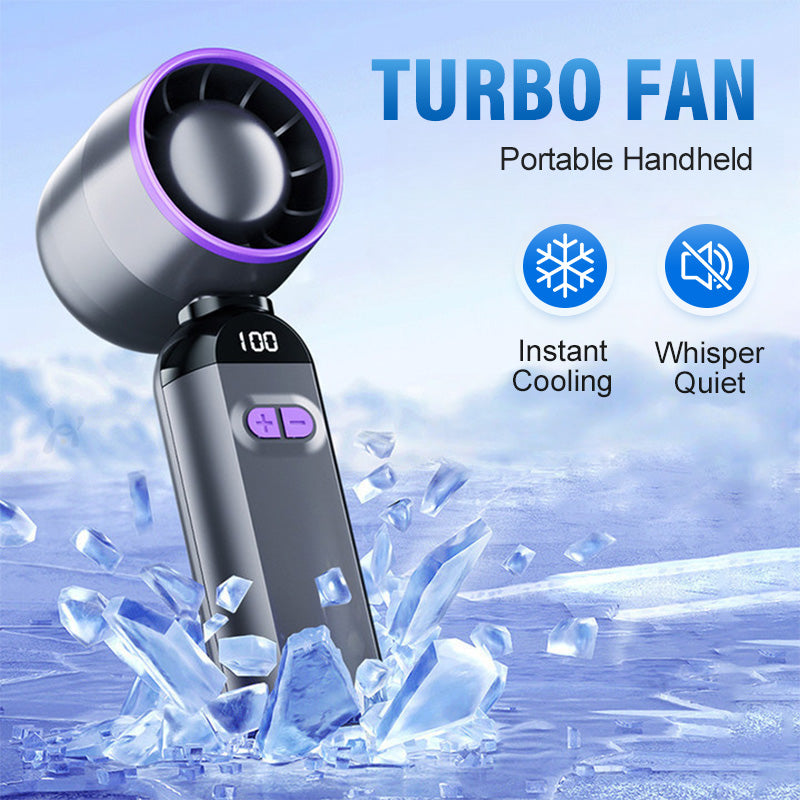 Tragbarer Handheld Turbo Ventilator – Super mächtiger Lufstrom, ultraleicht & perfekt für Reisen | Brehn