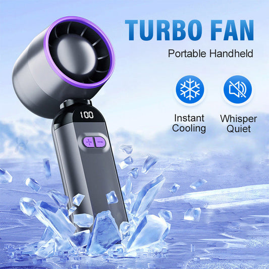 Tragbarer Handheld Turbo Ventilator – Super mächtiger Lufstrom, ultraleicht & perfekt für Reisen | Brehn
