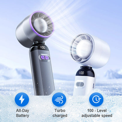 Tragbarer Handheld Turbo Ventilator – Super mächtiger Lufstrom, ultraleicht & perfekt für Reisen | Brehn