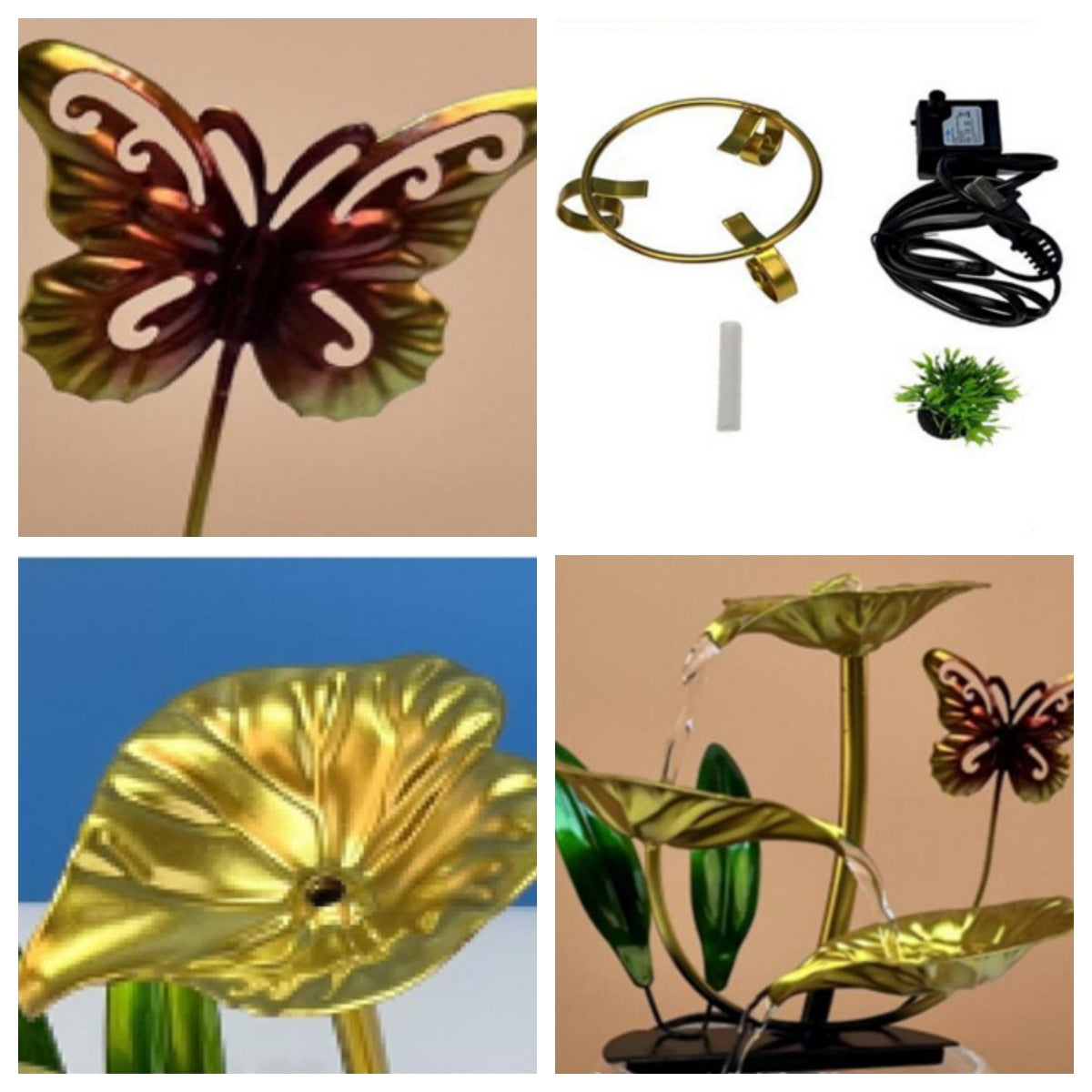 Luxuriöse, kreative Lotus-Aquarium-Dekoration