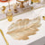 Gold Leaf Luxus Platzdeckchen – 3D Elegante Tischmatte aus PVC | Brehn