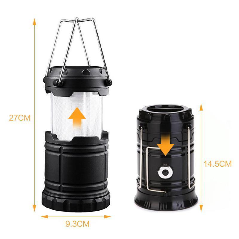 3-in-1 LED Campinglaterne mit Flackerflamme | Brehn