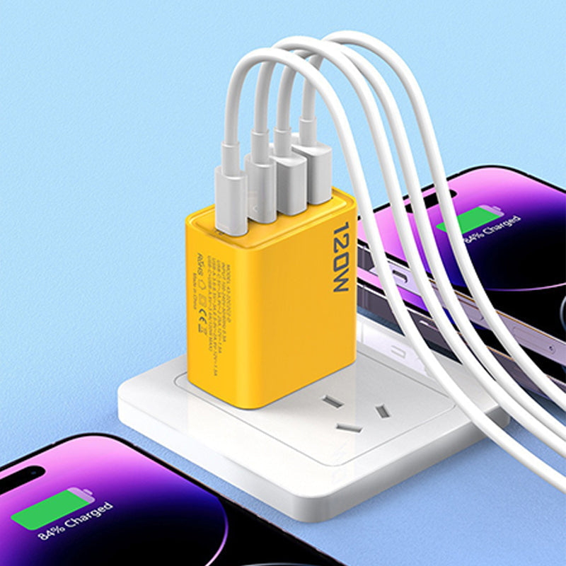 120W USB-Schnellladegerät mit 4 Ports | Brehn