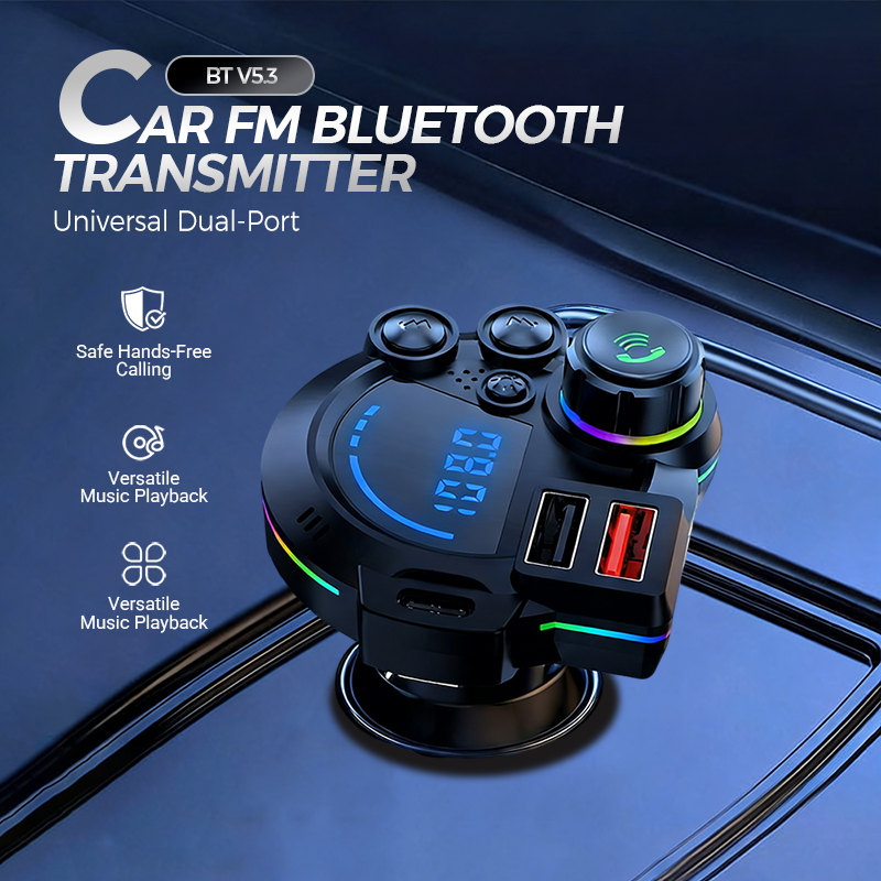 Auto FM-Transmitter Bluetooth 5.3 Dual-USB | Brehn