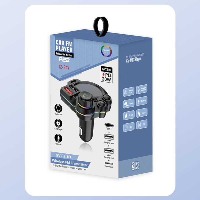 Auto FM-Transmitter Bluetooth 5.3 Dual-USB | Brehn