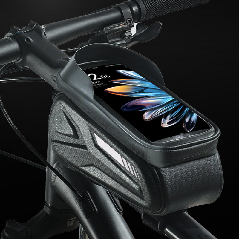 Fahrrad Rahmentasche mit Handyhalter wasserdicht | Brehn
