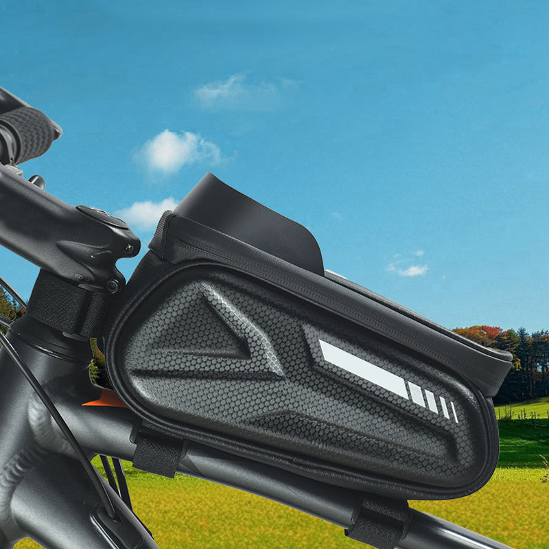 Fahrrad Rahmentasche mit Handyhalter wasserdicht | Brehn