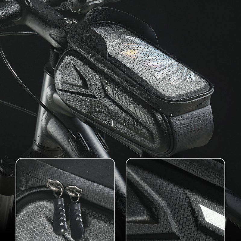 Fahrrad Rahmentasche mit Handyhalter wasserdicht | Brehn
