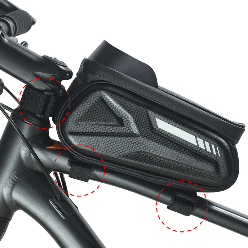 Fahrrad Rahmentasche mit Handyhalter wasserdicht | Brehn
